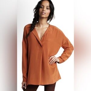 NWT 100% silk Vince shirt blouse quiet luxury
